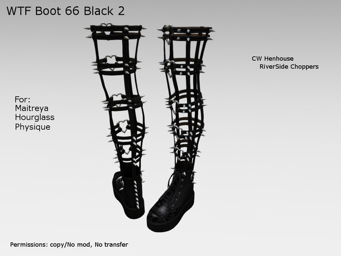 [REC] -WTF Boot 66 Black 2-BOX