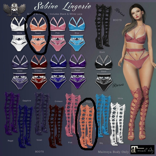 [The Forge] Sabine, Peach set