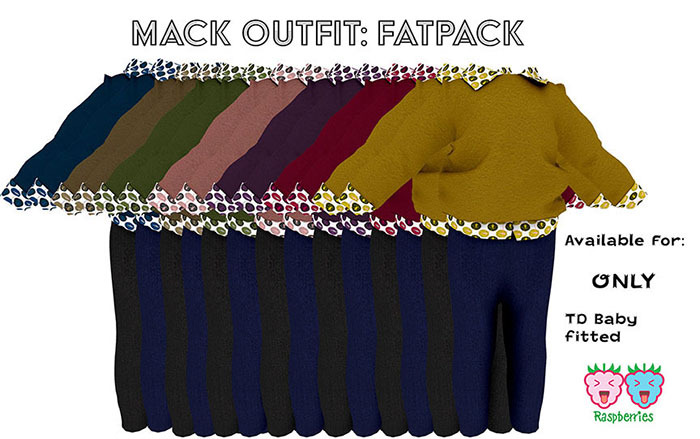 / Raspberries / Mack Outfit-Fatpack [TD Baby]
