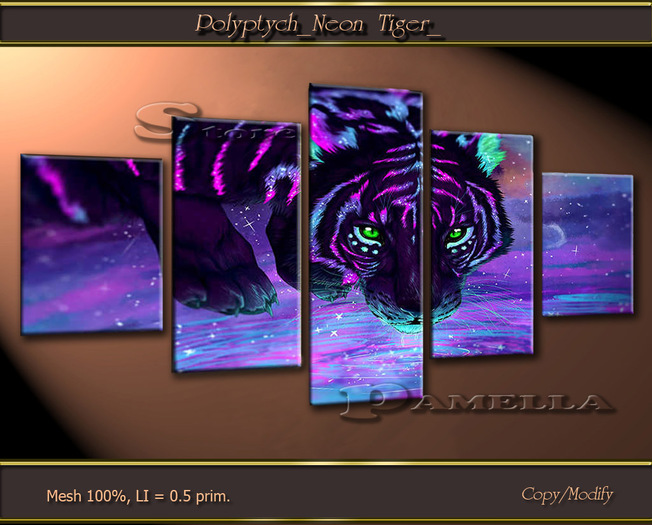 Polyptych_Neon Tiger_  (BOX)