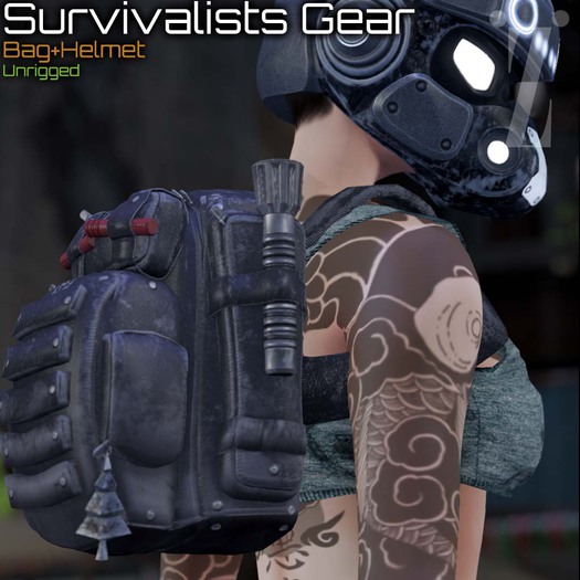 [inZoxi] - Survivalists Gear - White Set