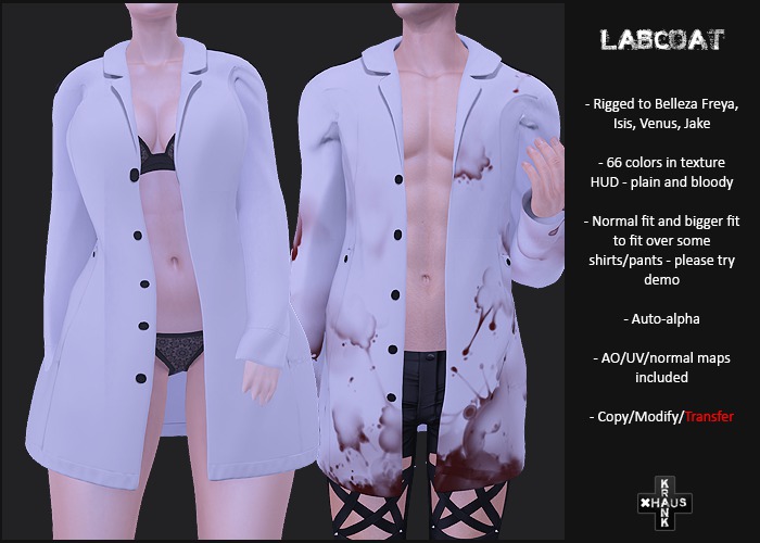krankhaus - Belleza - Labcoat