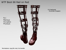 [REC] -WTF Boot 66 Red on Red-BOX