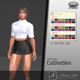 [JuneFit] FitnessNana_ColShirtSkirt