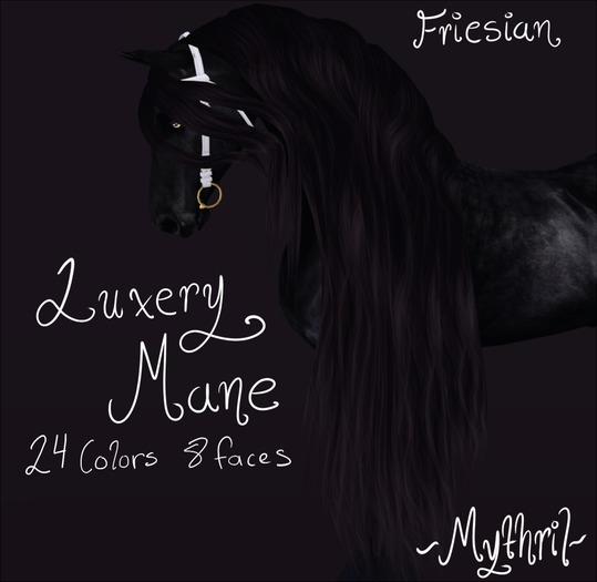 ~Mythril~ Luxury Mane (Friesian)