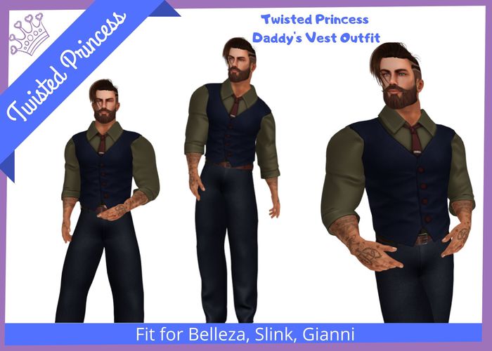 TP- Daddy's Vest Outfit   unpacker