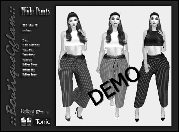 ::BG:: Wide Pants  - DEMO
