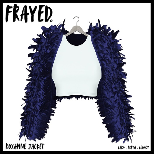 Frayed - Roxanne Jacket - Blue