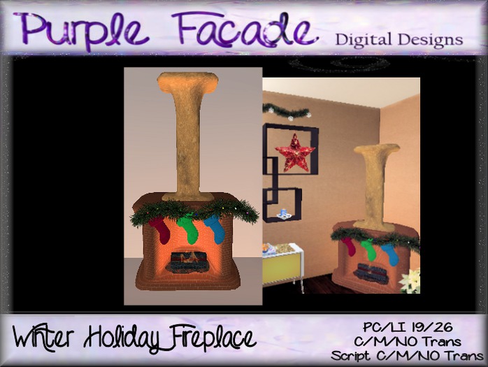 ~{PF}~ Fireplace - winter