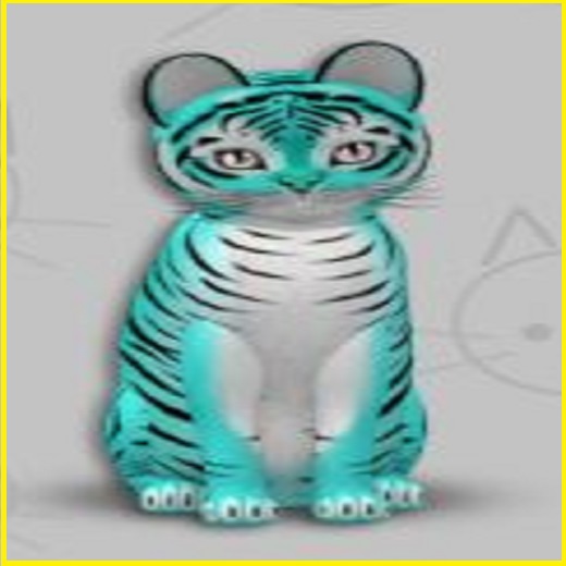 Tiger! - Turquoise