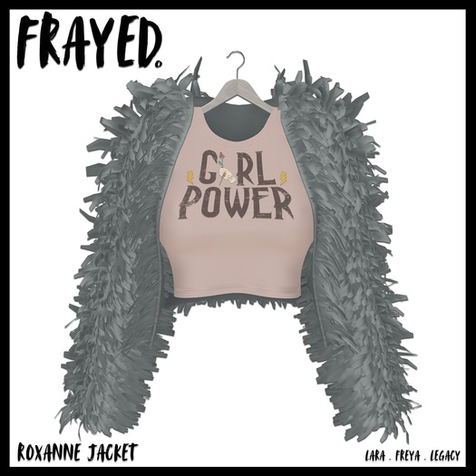 Frayed - Roxanne Jacket - Light Grey