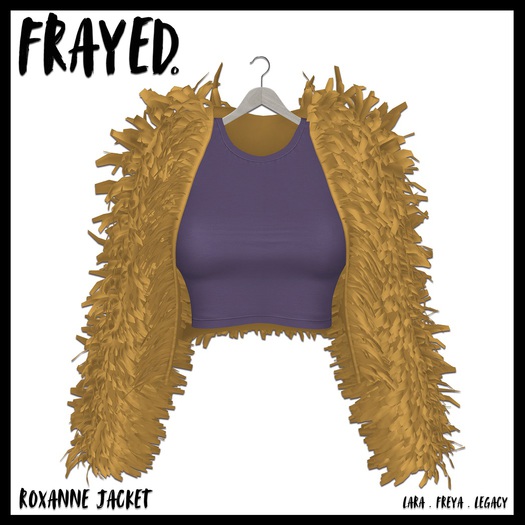 Frayed - Roxanne Jacket - Mustard