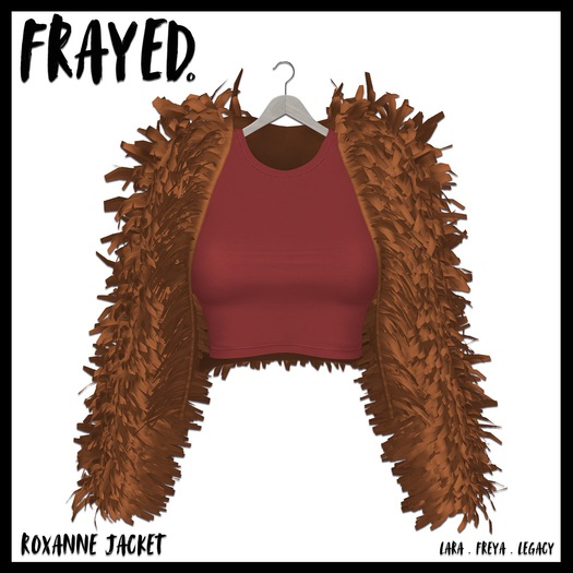 Frayed - Roxanne Jacket - Orange