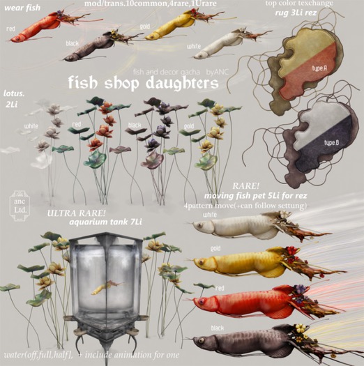 {anc} // fish shop daughters/ SymbiosisFish WEAR [red]