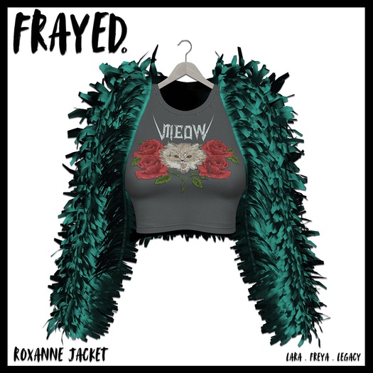 Frayed - Roxanne Jacket - Teal