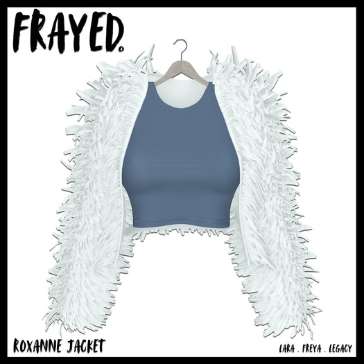 Frayed - Roxanne Jacket - White