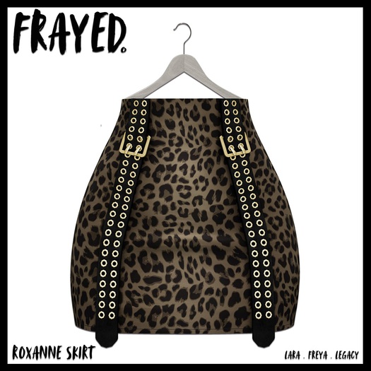 Frayed - Roxanne Skirt - Leo
