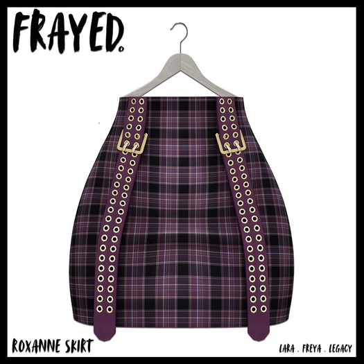 Frayed - Roxanne Skirt - Plaid