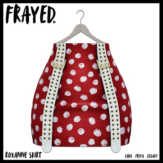 Frayed - Roxanne Skirt - Polka