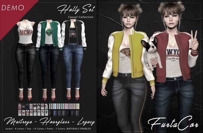 ::DEMO:::[FurtaCor Female] Holly Set