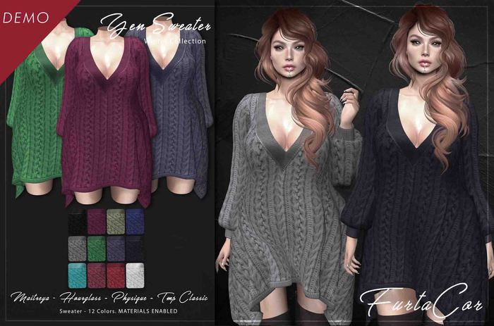 :::DEMO:::[FurtaCor Female] Yen Sweater