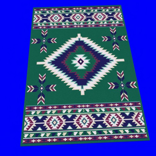 Southwest Style Rug #267 by P.E.C.