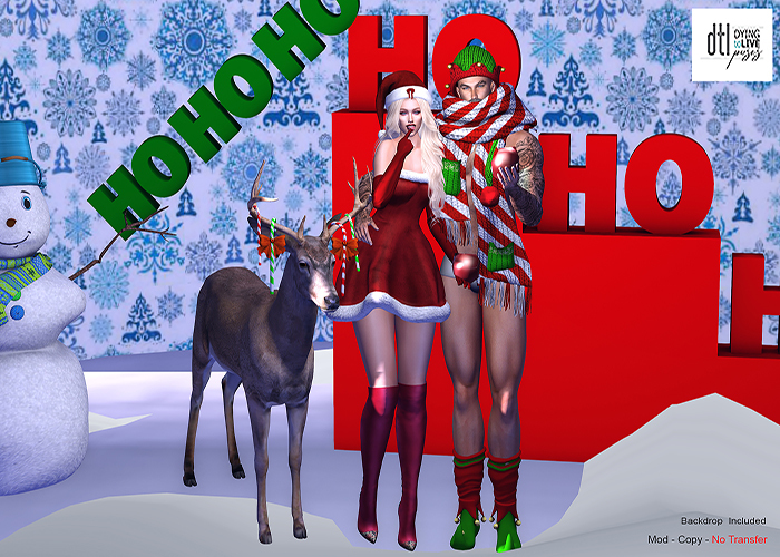 DTL Xmas - Naughty Xmas with Backdrop MP