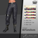 [JuneFit] FitnessNana_MilPantsBoots