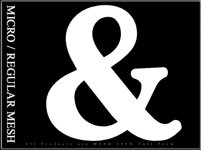 [Feliz] Ampersand - G - Mesh - Full Perm -