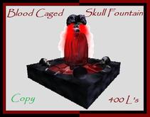 ~VD~ Blood Caged Skull Fountain (boxed)