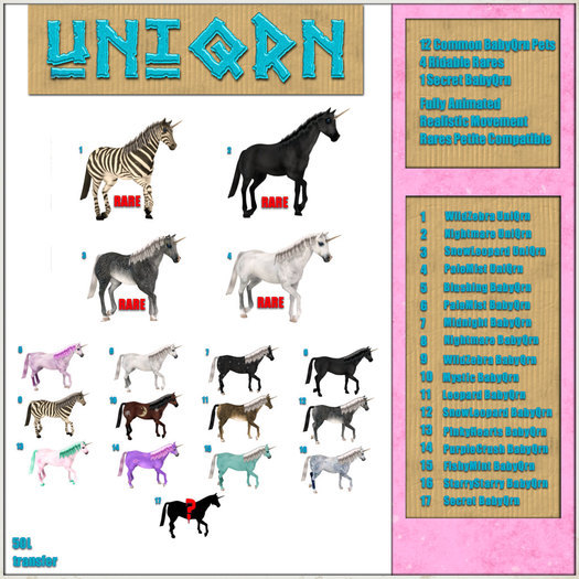 Culprit UniQrn Nightmare BabyQrn COMPANION