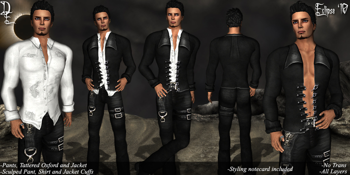 *DE Designs* Elcipse 10 Mens - Black