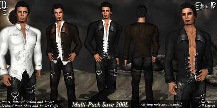 *DE Designs* Elcipse 10 Mens - Multipack