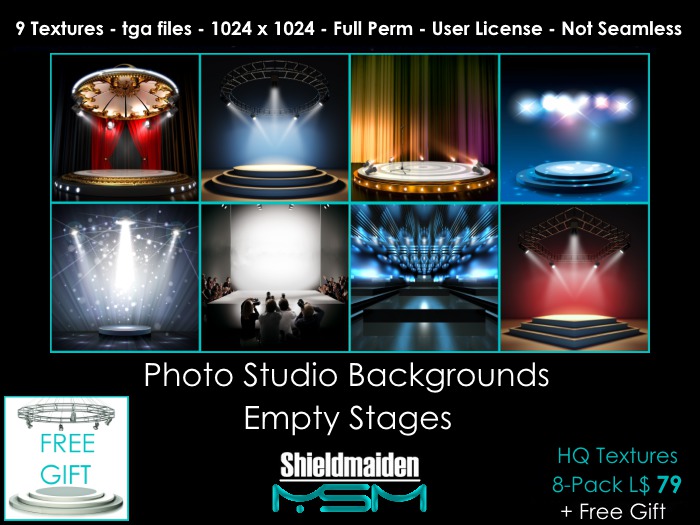 Shieldmaiden Textures # 52 Empty Stages