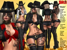**MADEL COWGIRL COUNTRY STYLE COMPLET OUTFIT **