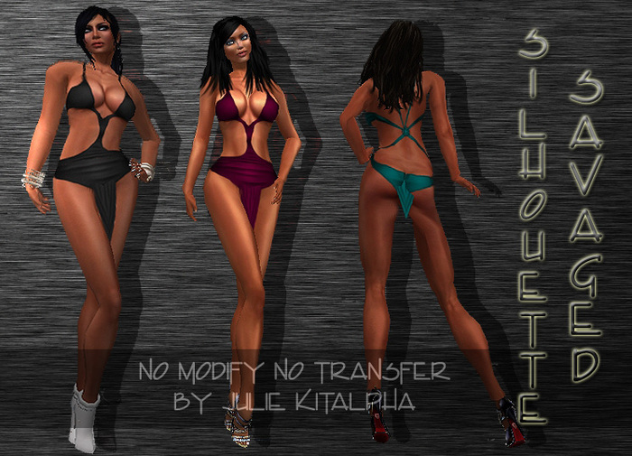 XSTREET ONLY!!! + Silhouette + Savaged - Cyan