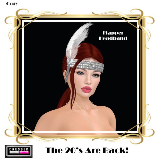 ::DBL:: The 20's are Back Headband Silver
