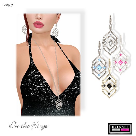 ::DBL:: On the Fringe Jewelry 3 Metal/4 Gem Options