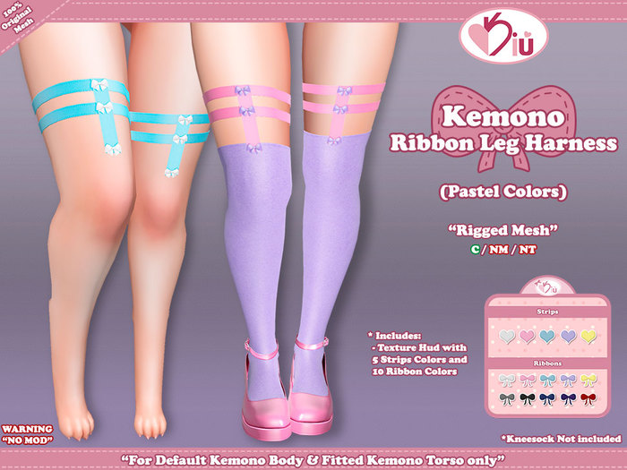 *>Kiu<* - Kemono Ribbon Leg Harness_PC