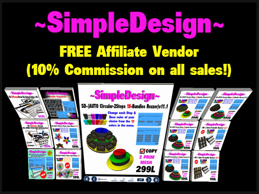 SimpleDesign Affiliate Vendor 10%