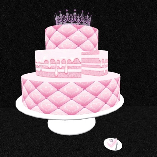 Pink Priness Cake Silver