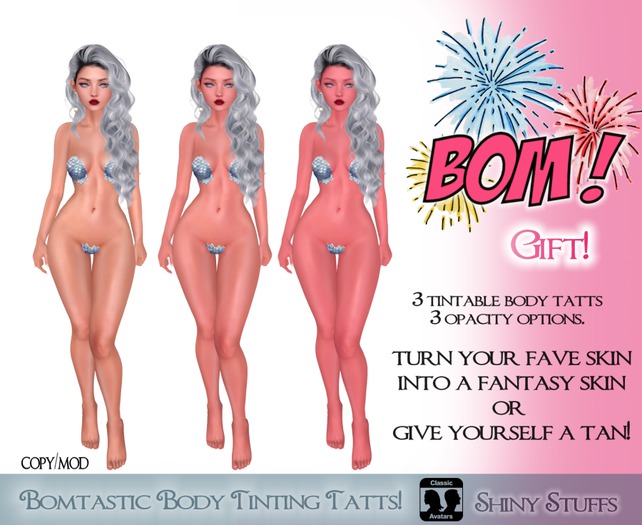 Shiny Stuffs Bomtastic Body Tints GIFT!
