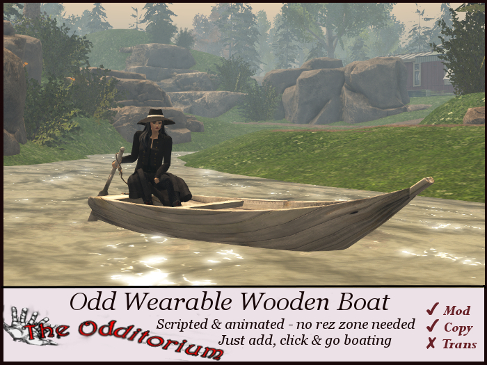 Odd Wearable Wooden Boat