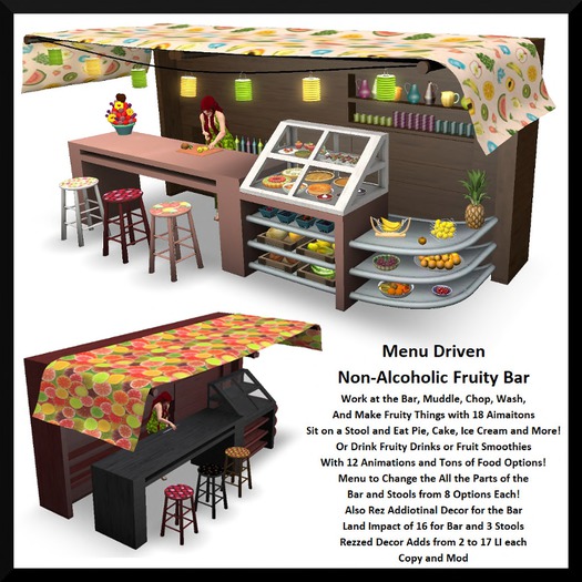 Menu Driven Non-Alcoholic Fruity Bar - Boxed