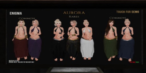:E: Aurora Top Blue Common