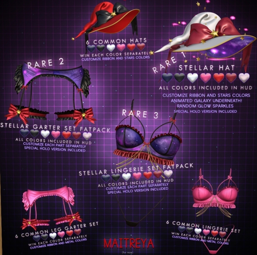 .PrettyDeceased. Stella Garter Belt / Maitreya Red