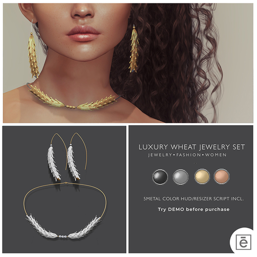 Ohemo - Luxury wheat jewelry set - FATPACK