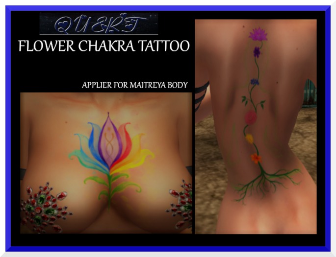 QUERT - Flower Chakra Tattoo 