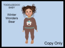 Steph-0-Bee's - Winter Wonders Bear (TD Baby)
