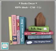 *CC* Books Decor (WEAR+UNPACK)